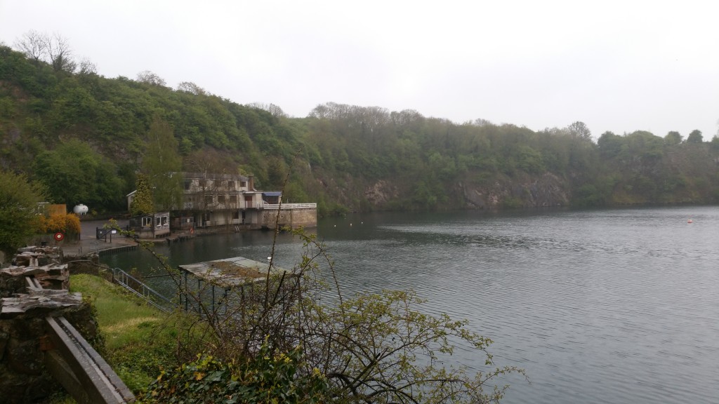 A cold rainy Stoney Cove early morning