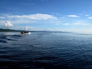 Heading out for a morning dive in Raja Ampat