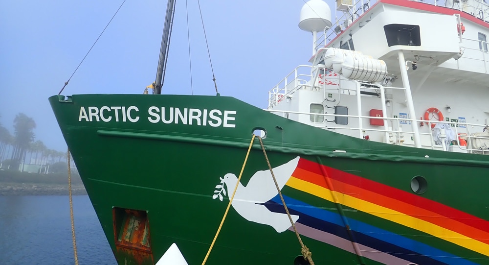 greenpeace ship tour long beach