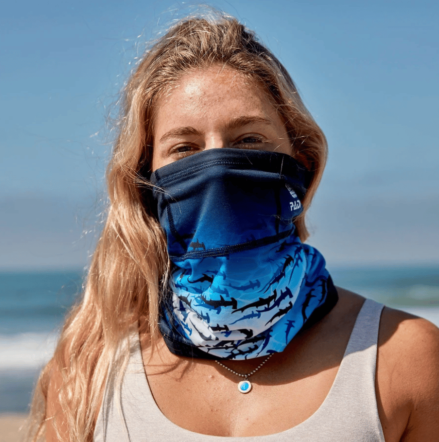 Whale Sharks Recycled Plastic Face & Sun Mask_PADI Gear